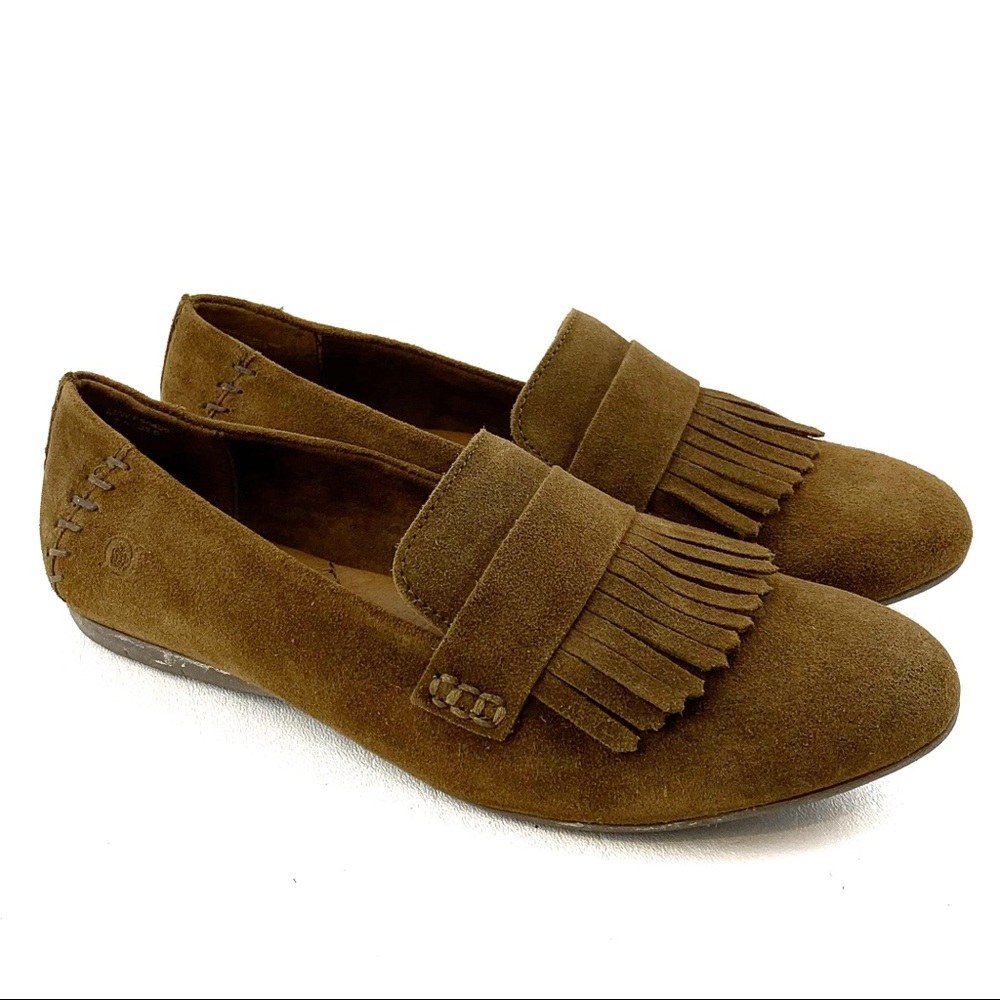 🎈FIRM🎈Born McGhee 7.5 Brown Suede Kiltie Loafers